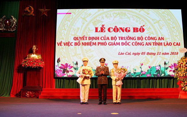 Lào Cai bổ nhiệm 02 Phó Giám đốc Công an tỉnh