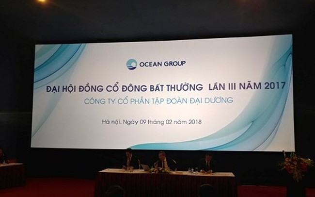 ĐHCĐ bất thường Ocean Group: Trả lời thẳng về Công ty liên quan ông Hà Văn Thắm
