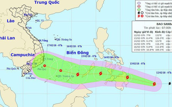 TP HCM lên phương án chống bão Sanba