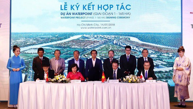 Nam Long (HOSE: NLG) công bố hợp tác phát triển 165 hecta giai đoạn 1 khu đô thị Waterpoint