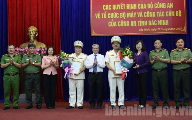 Bắc Ninh bổ nhiệm 2 Phó Giám đốc Công an tỉnh