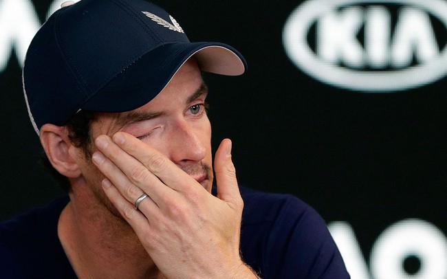 Tay vợt huyền thoại Andy Murray tuyên bố giải nghệ trong nước mắt