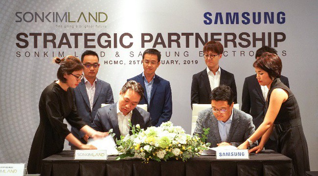 SonKim Land và Samsung Electronics ký kết hợp tác chiến lược