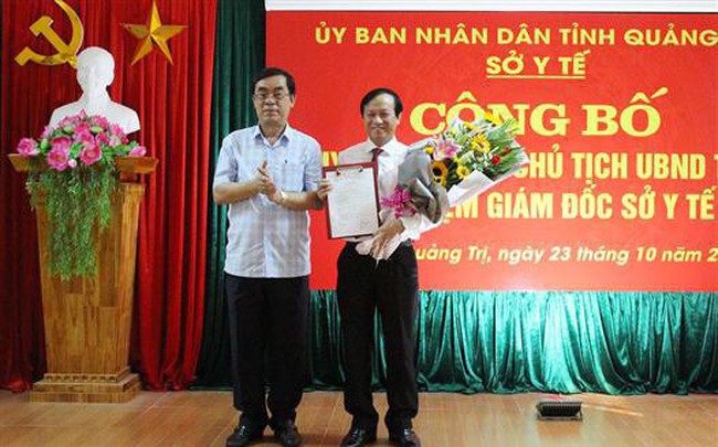 Công bố Quyết định bổ nhiệm Giám đốc Sở Y tế