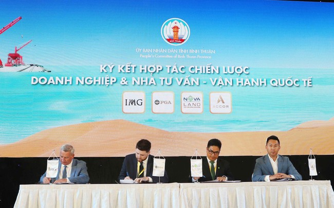 Novaland hợp tác với hàng loạt đối tác chiến lược phát triển bất động sản nghỉ dưỡng ở Bình Thuận