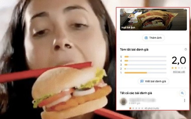 Cùng số phận với Aroma, Burger King nhận 'bão' 1 sao từ dân mạng Việt sau khi bị tố phân biệt chủng tộc
