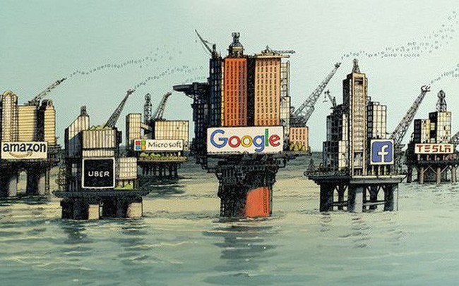 Facebook, Google, Amazon... đã chứng minh cho cả thế giới thấy dầu mỏ không còn là tài nguyên số 1