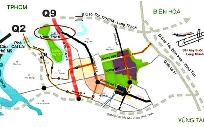 Tuyến đường 16km gần 7.000 tỷ đồng chuẩn bị đầu tư xây dựng chạy qua những đâu ở Nhơn Trạch?