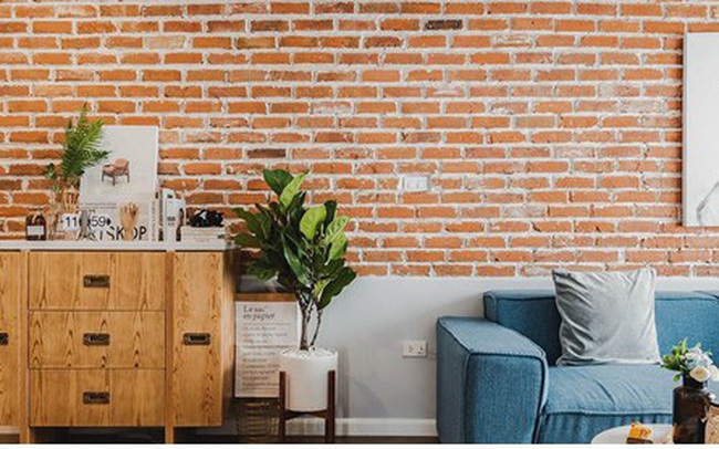 Ấn tượng căn hộ được trang trí bằng gạch tự nhiên Ấn tượng căn hộ được trang trí bằng gạch tự nhiên