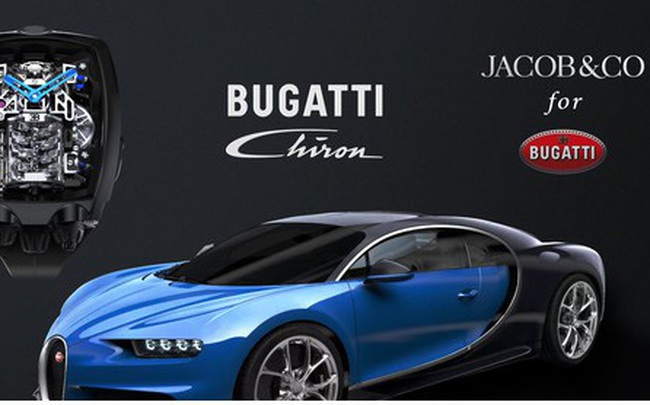 Đồng hồ Bugatti Chiron Tourbillon đặc biệt được trang bị động cơ nhỏ W16