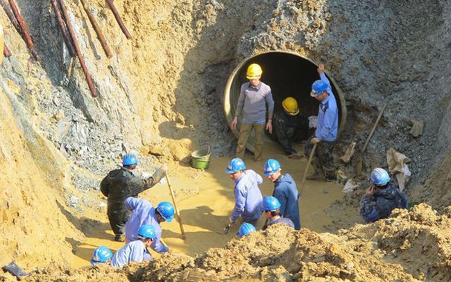 Đường ống nước sông Đà bị vỡ lần thứ 4 trong năm 2020
