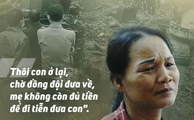 Lục hết túi không có nổi 100 nghìn, mẹ chiến sĩ Đoàn 337 ngậm ngùi: 'Mẹ không còn đủ tiền để đi đón con'