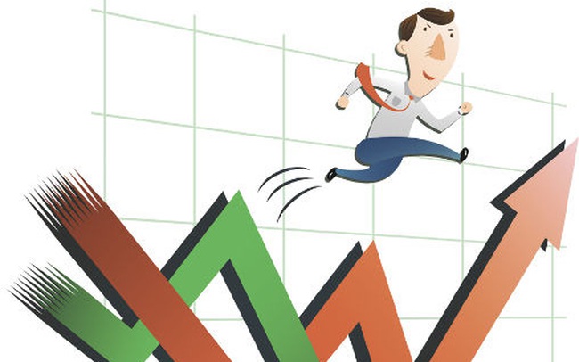 Nhóm cổ phiếu ngân hàng bứt phá, VnIndex tăng 3 điểm