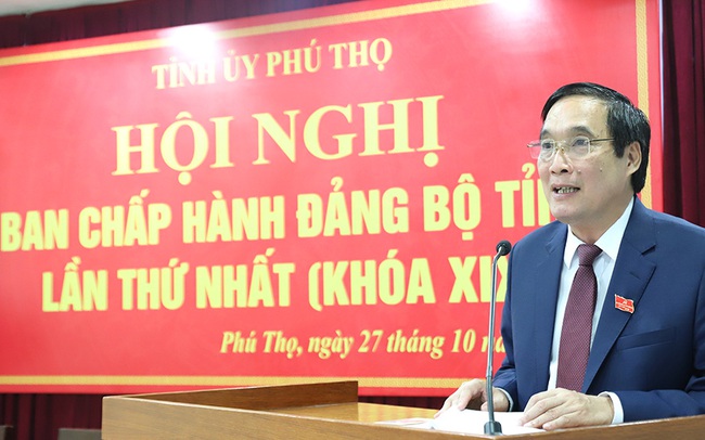 Ông Bùi Minh Châu tái đắc cử Bí thư Tỉnh ủy Phú Thọ Ông Bùi Minh Châu tái đắc cử Bí thư Tỉnh ủy Phú Thọ