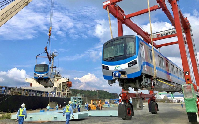 Toa tàu Metro số 1 đã đến TP HCM Toa tàu Metro số 1 đã đến TP HCM