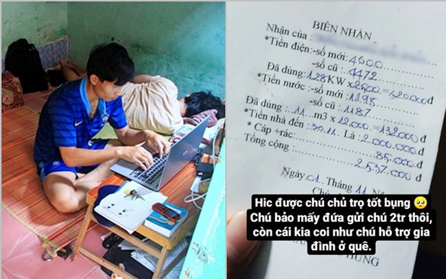 Chàng sinh viên quê Quảng Ngãi nghẹn ngào với tấm lòng của chủ nhà trọ sau đợt bão lũ: Bớt tiền nhà, miễn phí tiền điện nước để hỗ trợ gia đình ở quê Chàng sinh viên quê Quảng Ngãi nghẹn ngào với tấm lòng của chủ nhà trọ sau đợt bão lũ: Bớt tiền nhà, miễn phí tiền điện nước để hỗ trợ gia đình ở quê