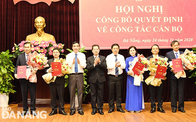Thành ủy Đà Nẵng công bố các quyết định về công tác cán bộ
