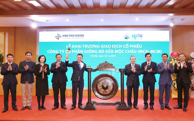 Cổ phiếu MCM của Mộc Châu Milk chào sàn chứng khoán, dư mua trần hàng triệu cổ phiếu