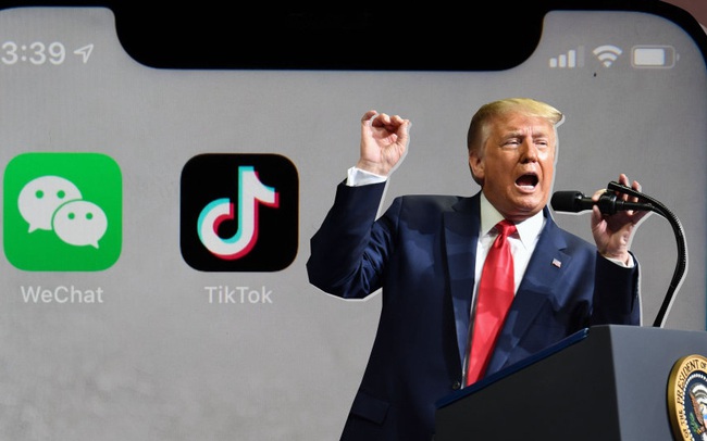 Vừa 'nhen nhóm' ý định niêm yết trên Phố Wall, Tổng thống Trump ngay lập tức ra lệnh xoá TikTok và WeChat khỏi các kho ứng dụng của Mỹ Vừa 'nhen nhóm' ý định niêm yết trên Phố Wall, Tổng thống Trump ngay lập tức ra lệnh xoá TikTok và WeChat khỏi các kho ứng dụng của Mỹ
