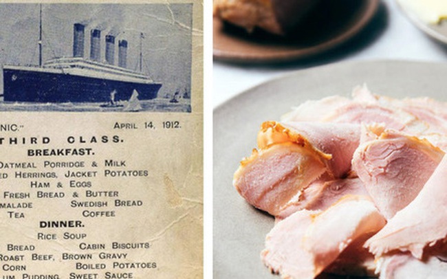 Bữa ăn cuối cùng trên chuyến tàu Titanic: Có thịt cừu sốt bạc hà, cá hồi sốt mousseline và vô số kể các món ngon khác