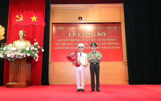 Thứ trưởng Bộ Công an Trần Quốc Tỏ được thăng hàm Trung tướng