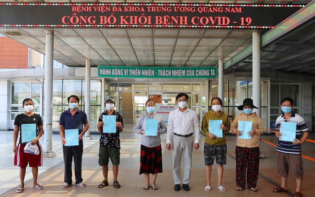 Quảng Nam cho xuất viện thêm 13 bệnh nhân mắc COVID-19 đã khỏi bệnh