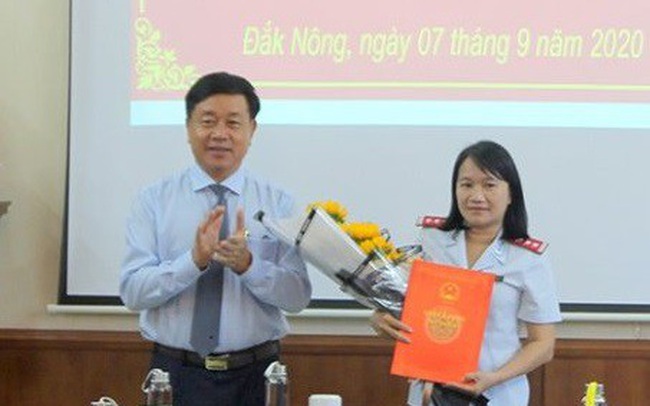 Đắk Nông bổ nhiệm nữ Chánh thanh tra tỉnh 43 tuổi Đắk Nông bổ nhiệm nữ Chánh thanh tra tỉnh 43 tuổi