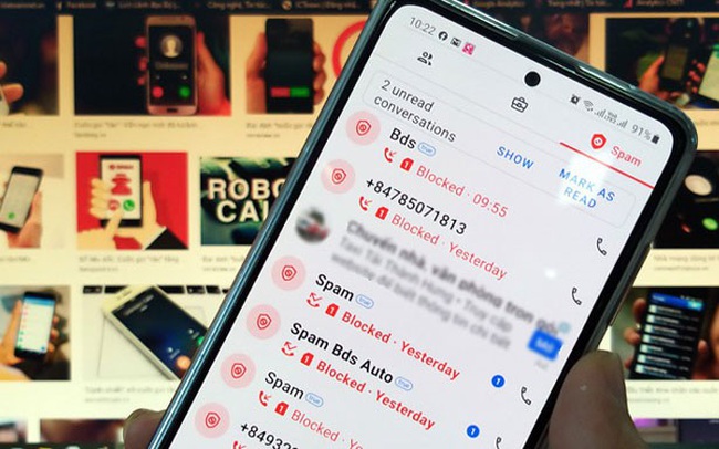 Tin nhắn rác, cuộc gọi rác vẫn làm phiền người dùng Tin nhắn rác, cuộc gọi rác vẫn làm phiền người dùng