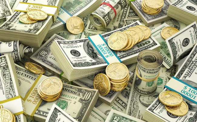USD giảm mạnh, vàng vượt 1.800 USD, Bitcoin lên trở lại sát 50.000 USD