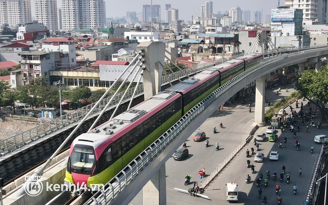 Chạy thử tàu metro Nhổn - ga Hà Nội tốc độ tối đa 80km/h