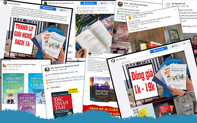 First News vạch trần 50 fanpage chuyên bán sách giả ở Việt Nam: Đắc Nhân Tâm, Nhân số học có giá vài trăm nghìn đồng, các fanpage dùng tên "có vẻ trí thức" rao bán đồng giá chỉ từ 1.000 đồng First News vạch trần 50 fanpage chuyên bán sách giả ở Việt Nam: Đắc Nhân Tâm, Nhân số học có giá vài trăm nghìn đồng, các fanpage dùng tên "có vẻ trí thức" rao bán đồng giá chỉ từ 1.000 đồng