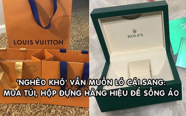 Góc dành cho người "nghèo" nhưng muốn khoe "giàu": Có cả một thị trường sôi động bán túi, hộp đựng hàng hiệu, vỏ chai nước hoa... phục vụ sống ảo