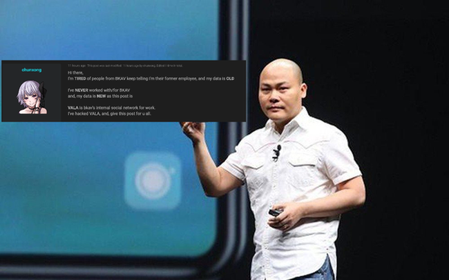 Diễn biến mới vụ Bkav bị hack: Hacker tung nội dung nhóm chat Ban giám đốc, phản pháo "không phải nhân viên cũ, dữ liệu không cũ"