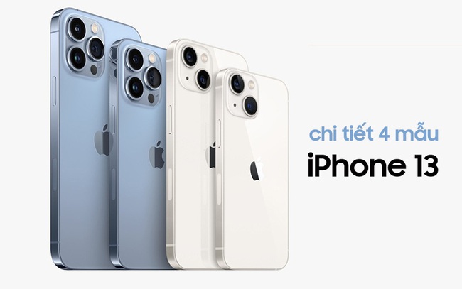 Tất tần tật về 4 mẫu iPhone 13 vừa ra mắt