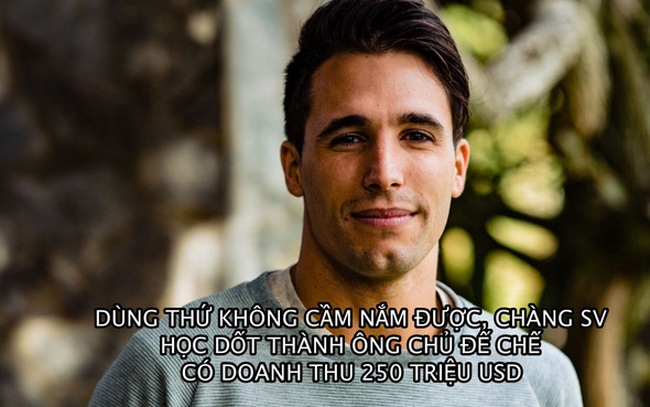 Chàng sinh viên học dốt thành ông chủ đế chế đạt doanh thu 250 triệu USD sau 3 năm, vượt mặt cả công ty của Kim Kardashian Chàng sinh viên học dốt thành ông chủ đế chế đạt doanh thu 250 triệu USD sau 3 năm, vượt mặt cả công ty của Kim Kardashian