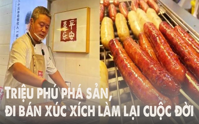 Triệu phú 53 tuổi phá sản, livestream đi bán xúc xích để trả nợ, mỗi ngày chốt nghìn đơn hàng: Ai cũng sinh ra tay trắng, cơ sao lại sợ phát bắt đầu lại từ số 0