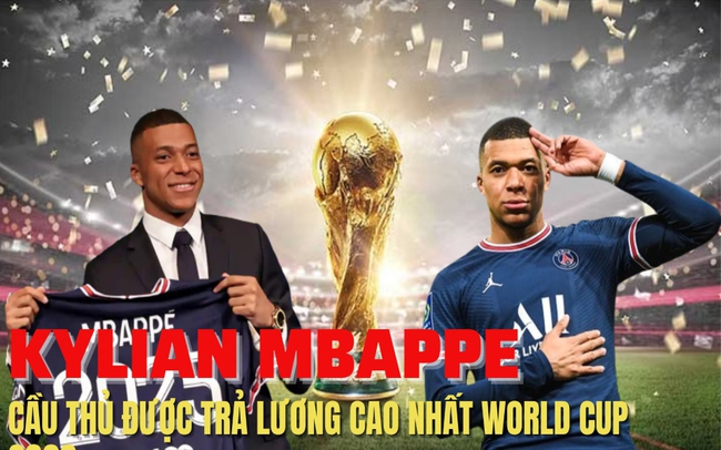 Tuổi 23 của cầu thủ triệu phú Kylian Mbappe:  Cầu thủ được trả lương cao nhất FIFA World Cup 2022, vượt mặt cả Messi lẫn Ronaldo, chi bộn tiền cho đam mê xe cộ, sưu tập giày hàng hiệu