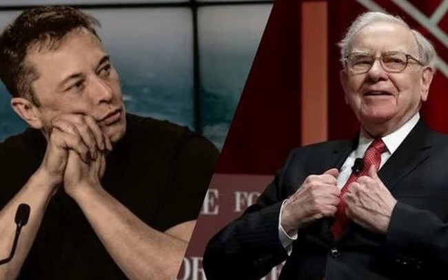 Đẳng cấp của một huyền thoại: Warren Buffett thắng lớn, giàu càng thêm giàu, trong khi Elon Musk trải qua năm kinh hoàng