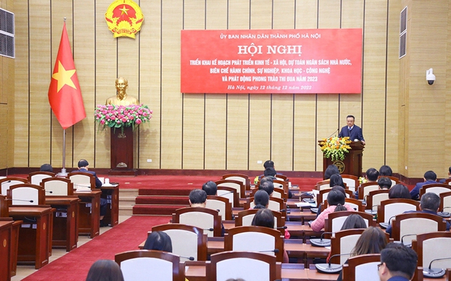 Hà Nội giao chỉ tiêu, quyết tâm hoàn thành mục tiêu phát triển năm 2023