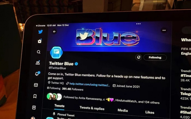 Người dùng iPhone sẽ phải trả phí cao hơn khi đăng ký Twitter Blue