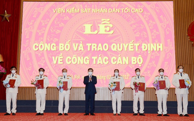 Công bố quyết định điều động, bổ nhiệm nhân sự Viện Kiểm sát nhân dân tối cao