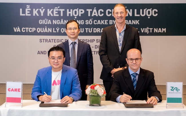 Dragon Capital "bắt tay" chiến lược với Cake, mở rộng khai thác sang nhóm nhà đầu tư GenZ Việt Nam với mức sinh lời mục tiêu không dưới 6%/năm