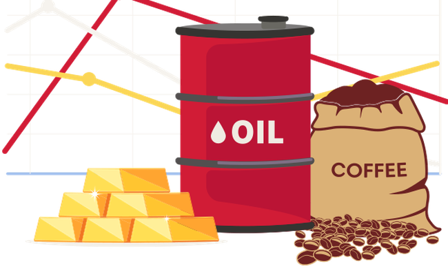 Thị trường ngày 24/8: Giá vàng, đồng, sắt thép đồng loạt tăng, dầu tăng 4%