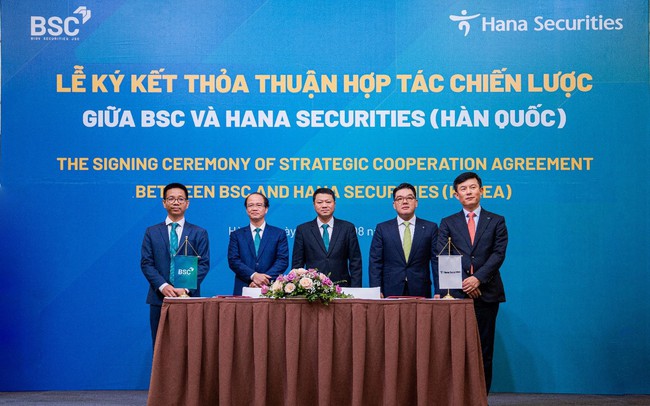 HANA Securities (Hàn Quốc) đã chính thức thanh toán để trở thành cổ đông chiến lược của Công ty Chứng khoán BIDV (BSC)