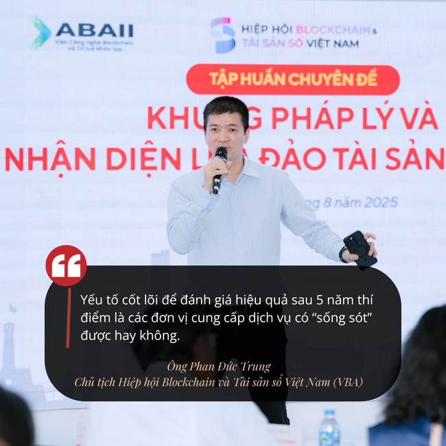 Chủ tịch VBA Phan Đức Trung: “Nghị quyết thí điểm tài sản mã hóa giúp Việt Nam định danh dòng tiền trong ‘vùng xám’, chấm dứt kiểu gọi vốn với lợi nhuận 20-30%”- Ảnh 3.