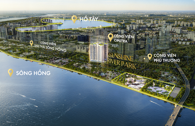 Ra mắt Sunshine River Park: BĐS cao cấp Tây Hồ Tây đón tổ hợp căn hộ ba mặt hướng sông kế cận Ciputra- Ảnh 3.