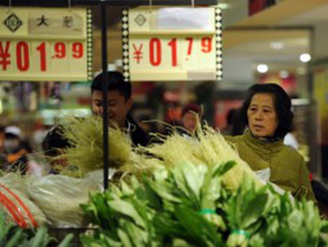 Thời tiết lạnh giá đẩy lạm phát Trung Quốc lên cao nhất 7 tháng 