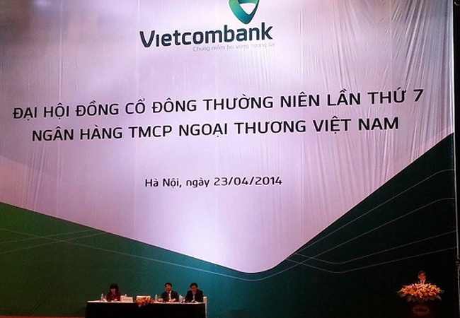 [Trực tiếp] ĐHCĐ Vietcombank: Sẽ chia cổ phiếu thưởng 15% vào tháng 7