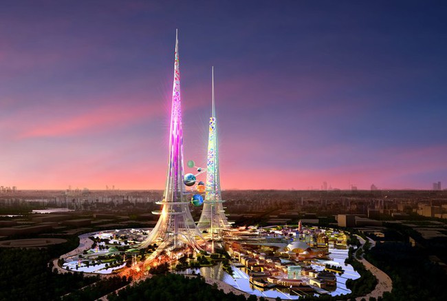 Sắp xây dựng tòa tháp đôi cao nhất thế giới