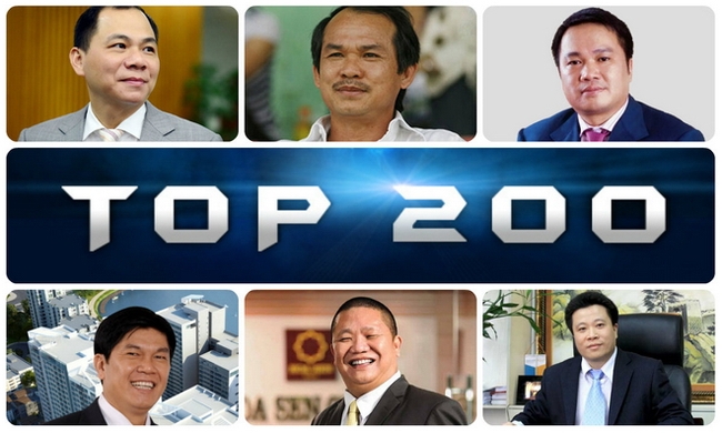 Công bố 200 người giàu nhất sàn chứng khoán Việt Nam năm 2013
